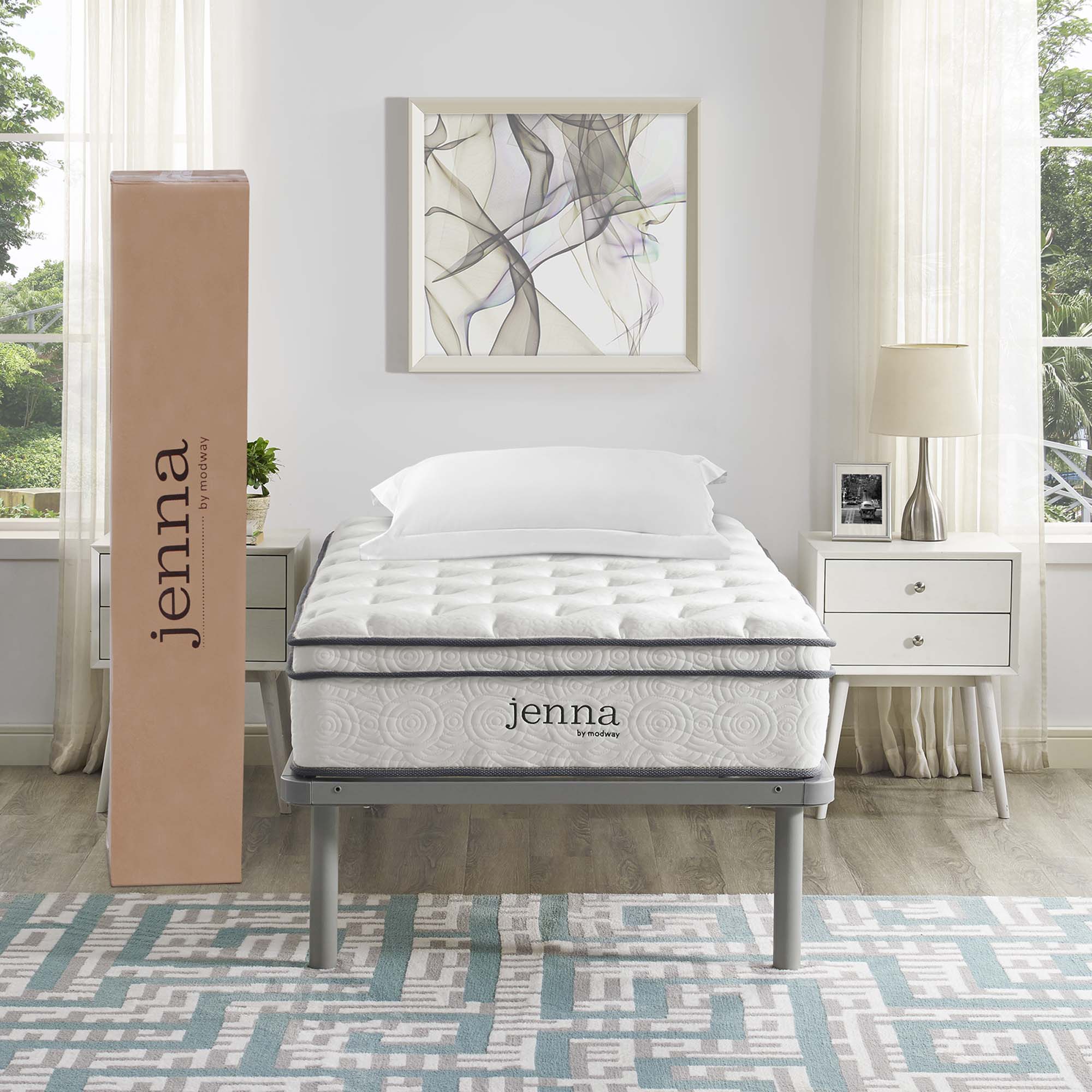 Jenna Innerspring and Foam Mattress by Modway