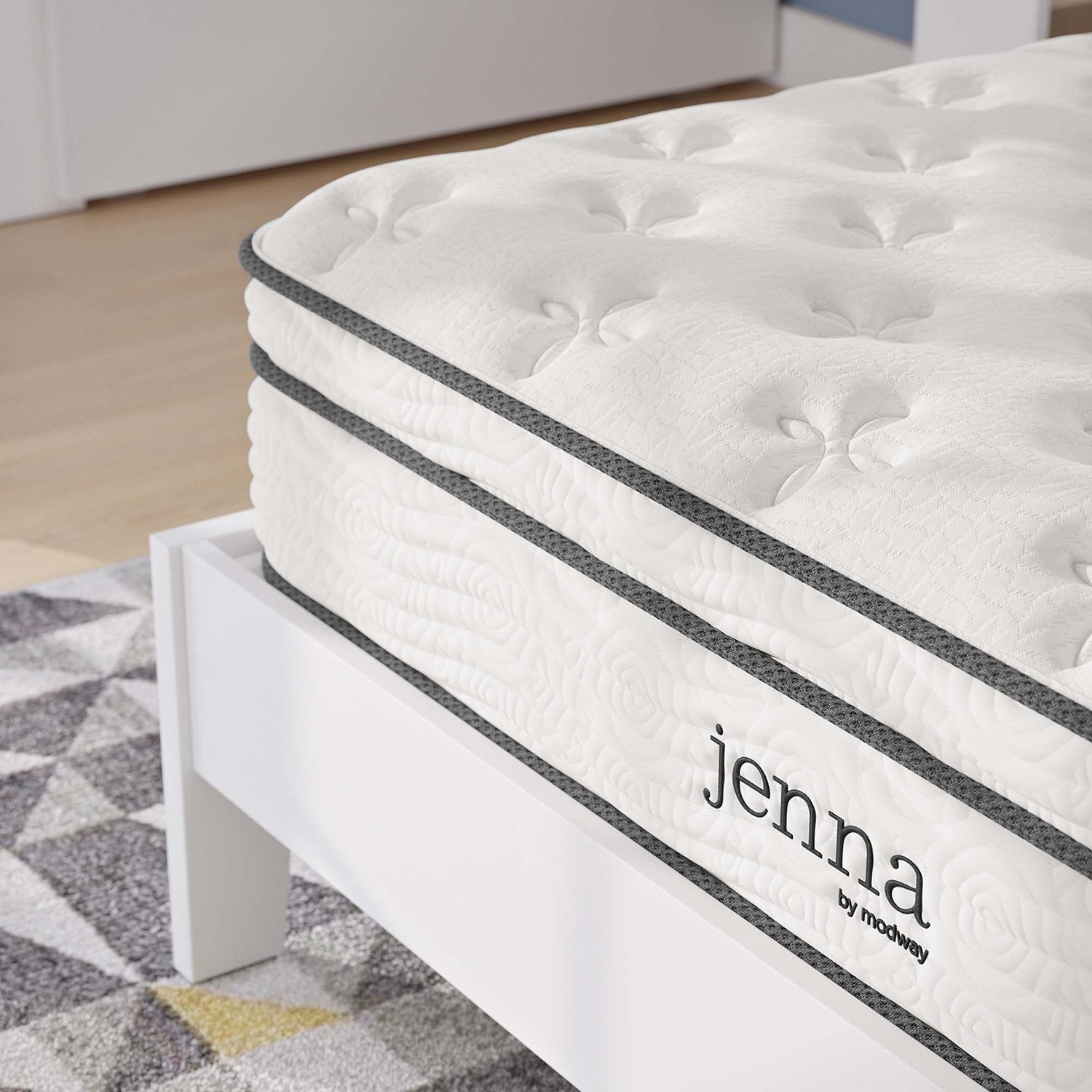 Jenna Innerspring and Foam Mattress by Modway