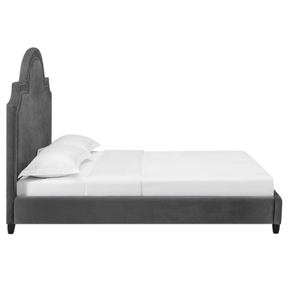 Primrose Performance Velvet Platform Bed by Modway