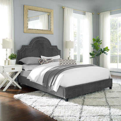 Primrose Performance Velvet Platform Bed by Modway