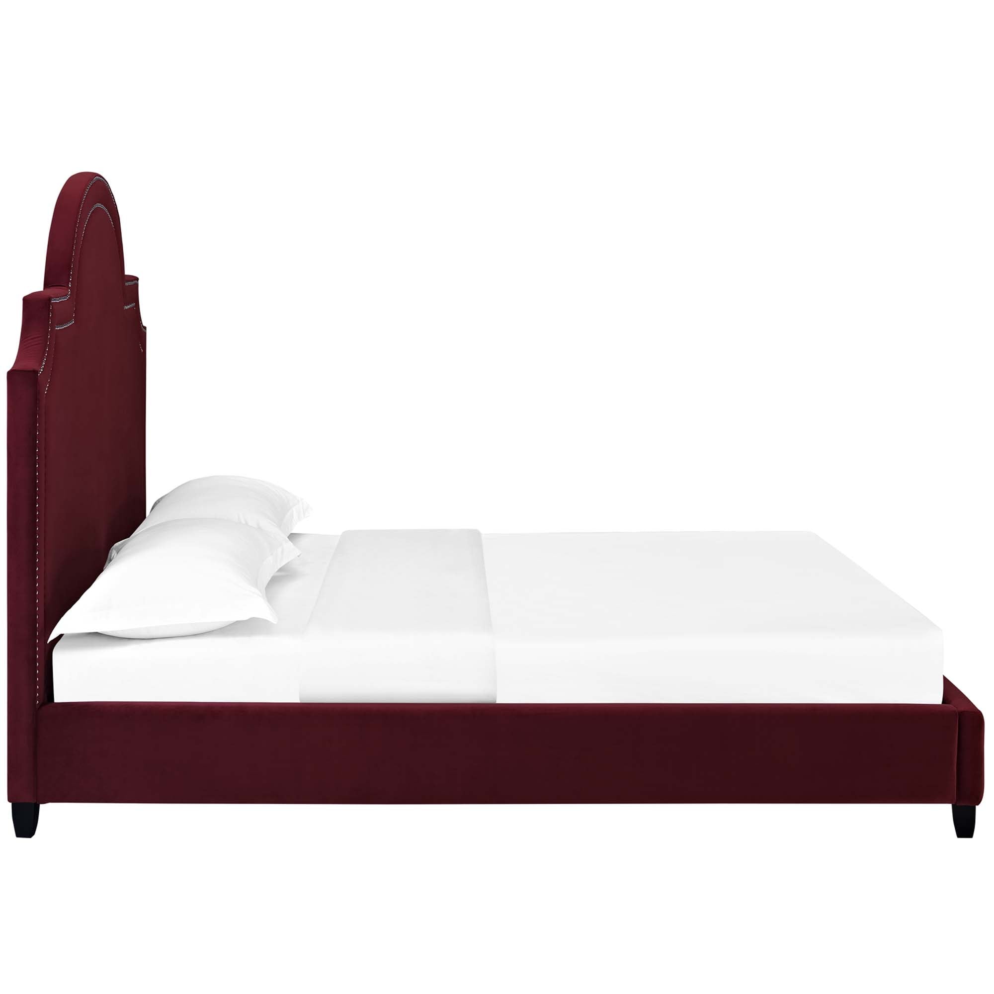 Primrose Performance Velvet Platform Bed by Modway