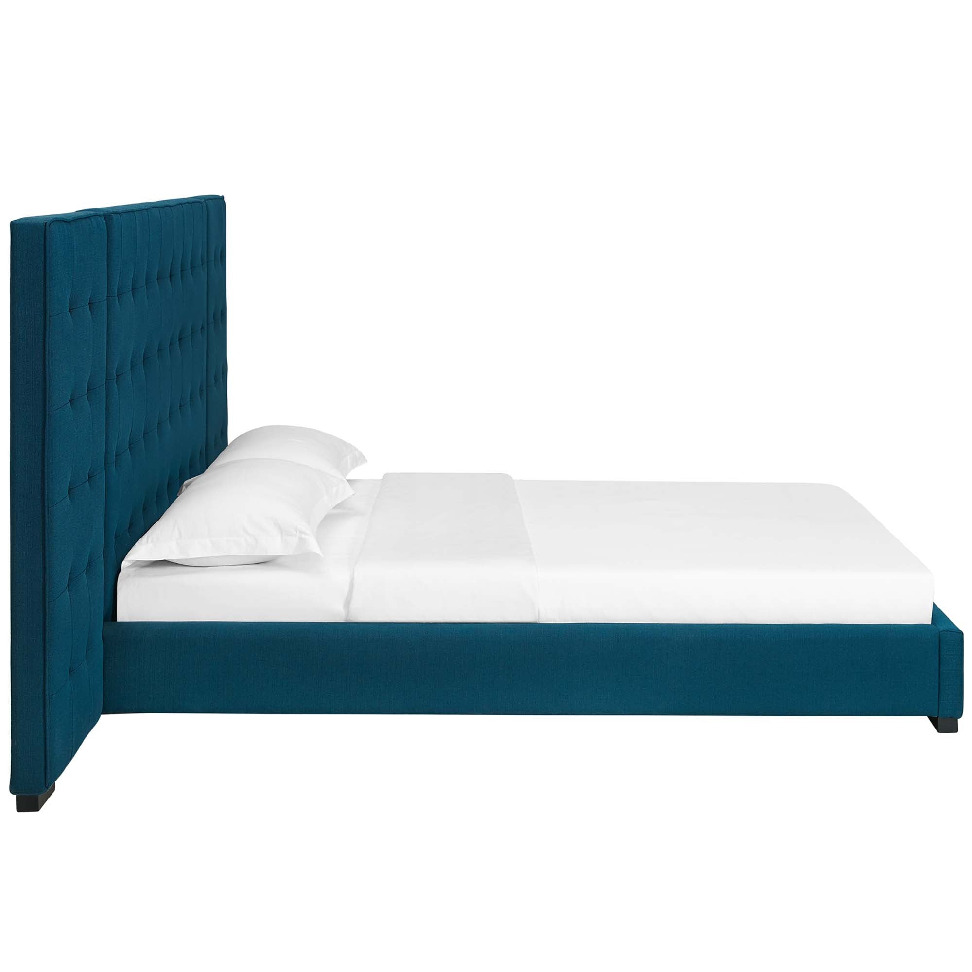 Sierra Upholstered Fabric Platform Bed by Modway