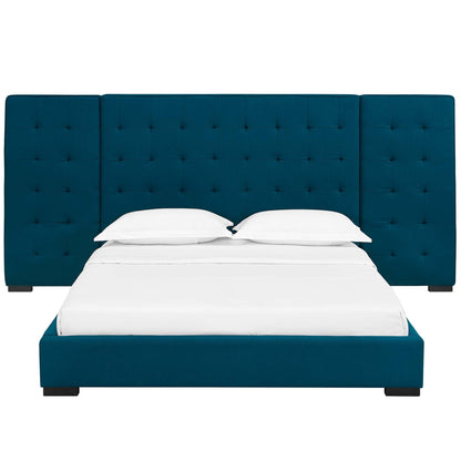 Sierra Upholstered Fabric Platform Bed by Modway