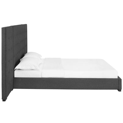 Sierra Upholstered Fabric Platform Bed by Modway