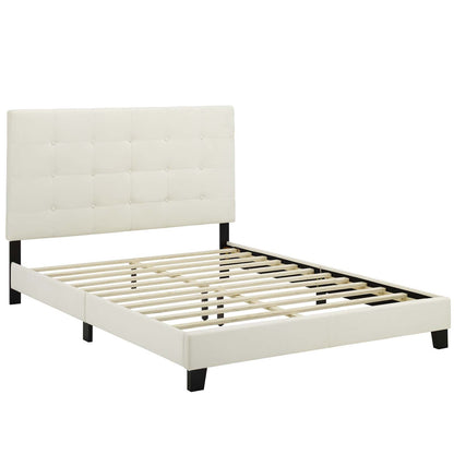 Melanie Tufted Button Upholstered Performance Velvet Platform Bed by Modway