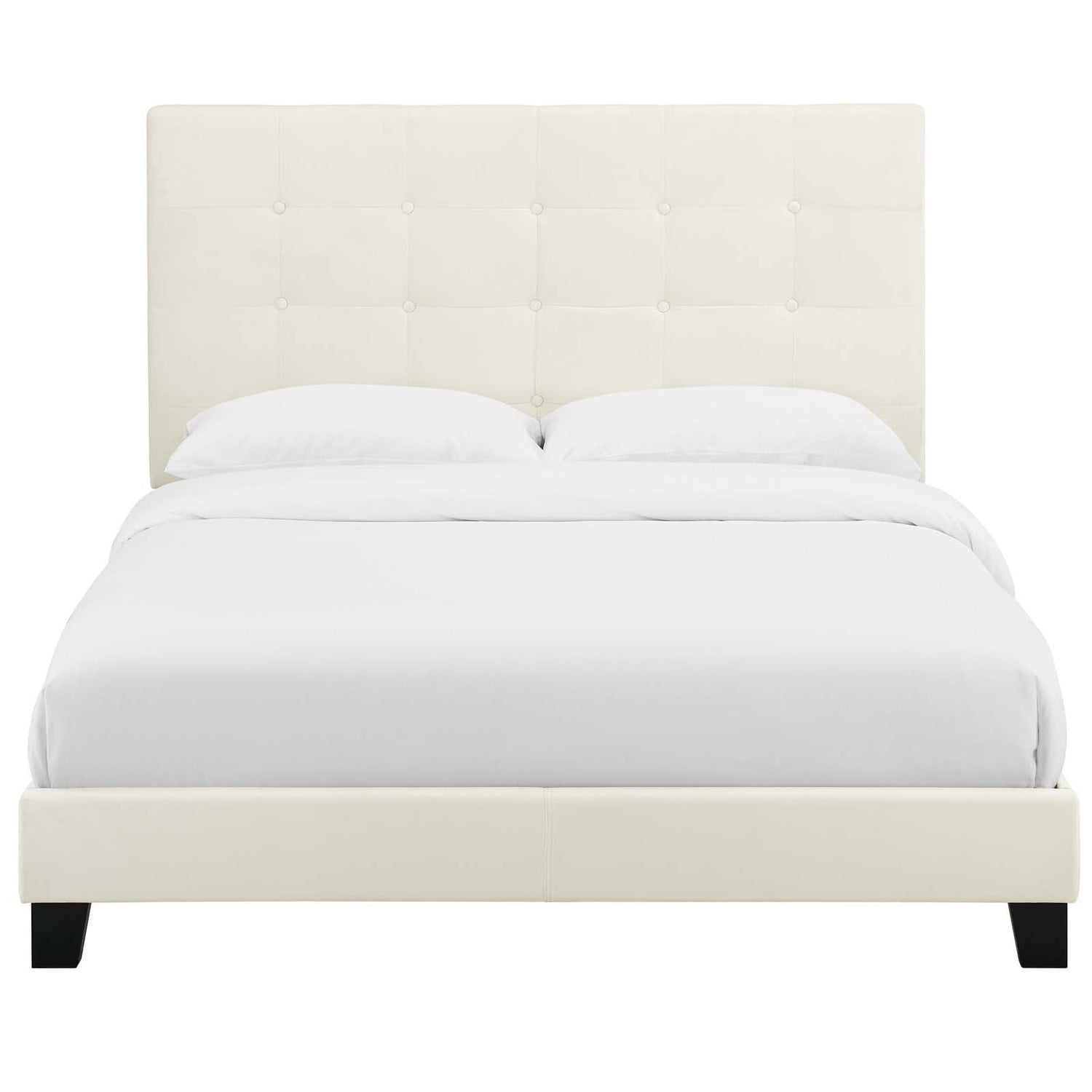 Melanie Tufted Button Upholstered Performance Velvet Platform Bed by Modway