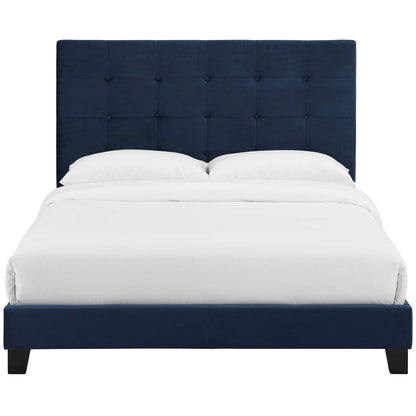 Melanie Tufted Button Upholstered Performance Velvet Platform Bed by Modway