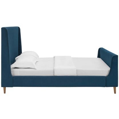 Aubree Upholstered Fabric Sleigh Platform Bed by Modway