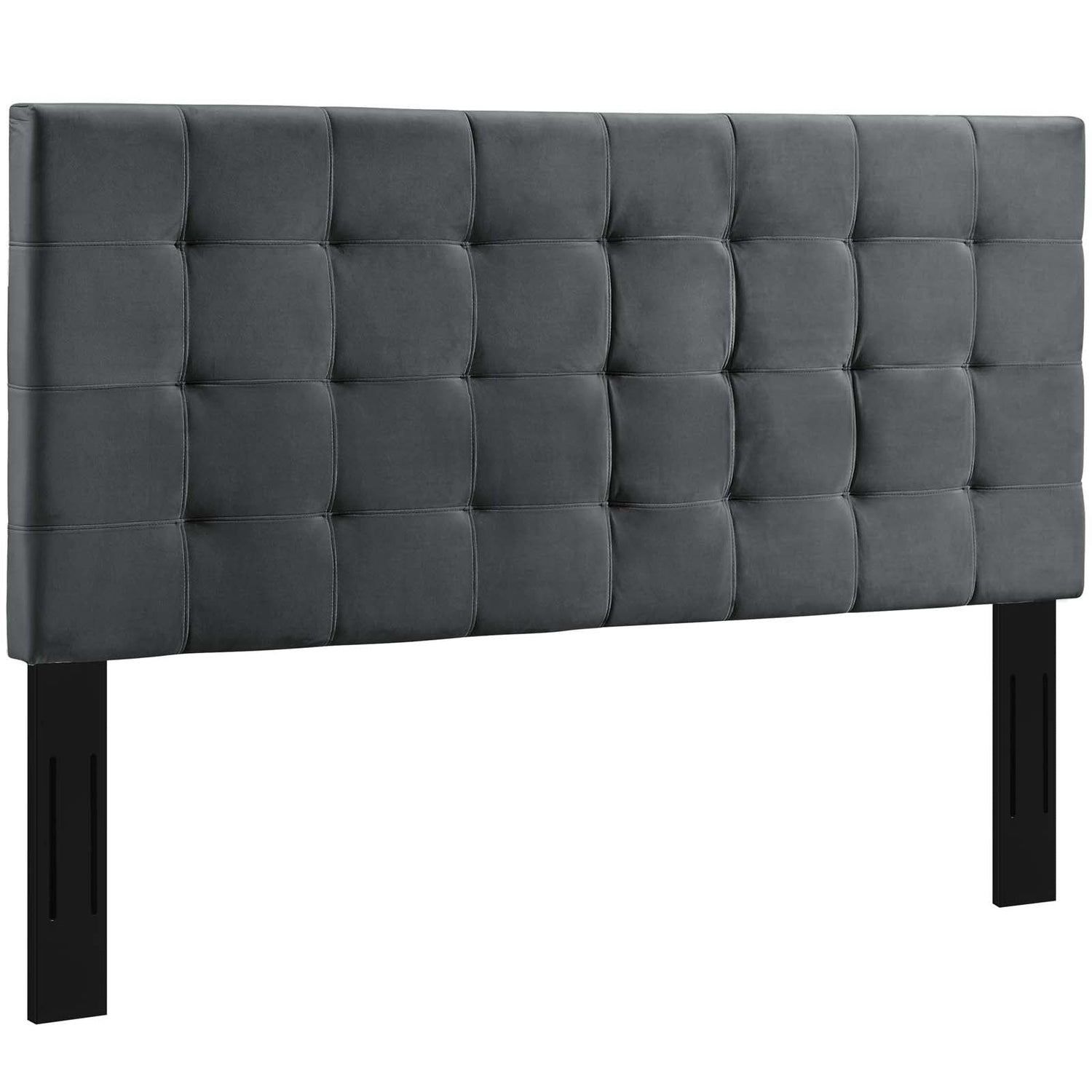 Paisley Tufted Upholstered Performance Velvet Headboard By HouseBean