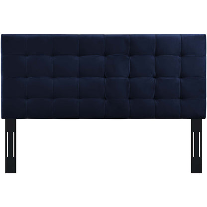 Paisley Tufted Upholstered Performance Velvet Headboard By HouseBean