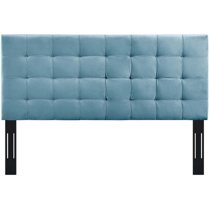 Paisley Tufted Upholstered Performance Velvet Headboard By HouseBean