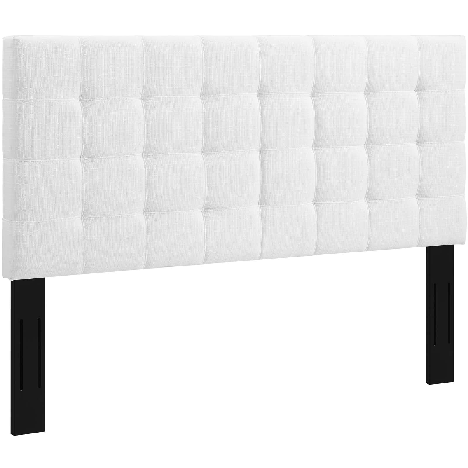 Paisley Tufted Upholstered Linen Fabric Headboard By HouseBean