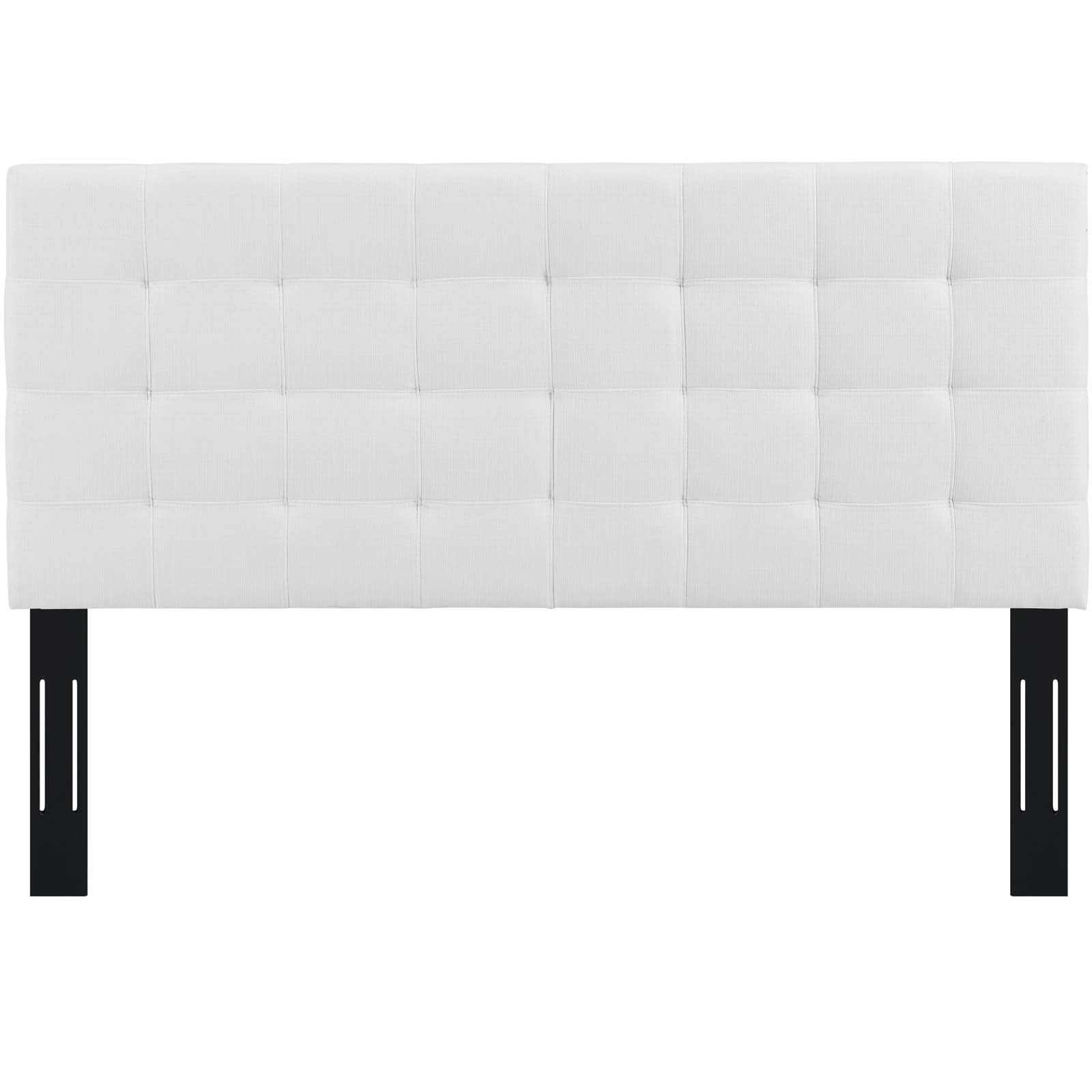 Paisley Tufted Upholstered Linen Fabric Headboard By HouseBean