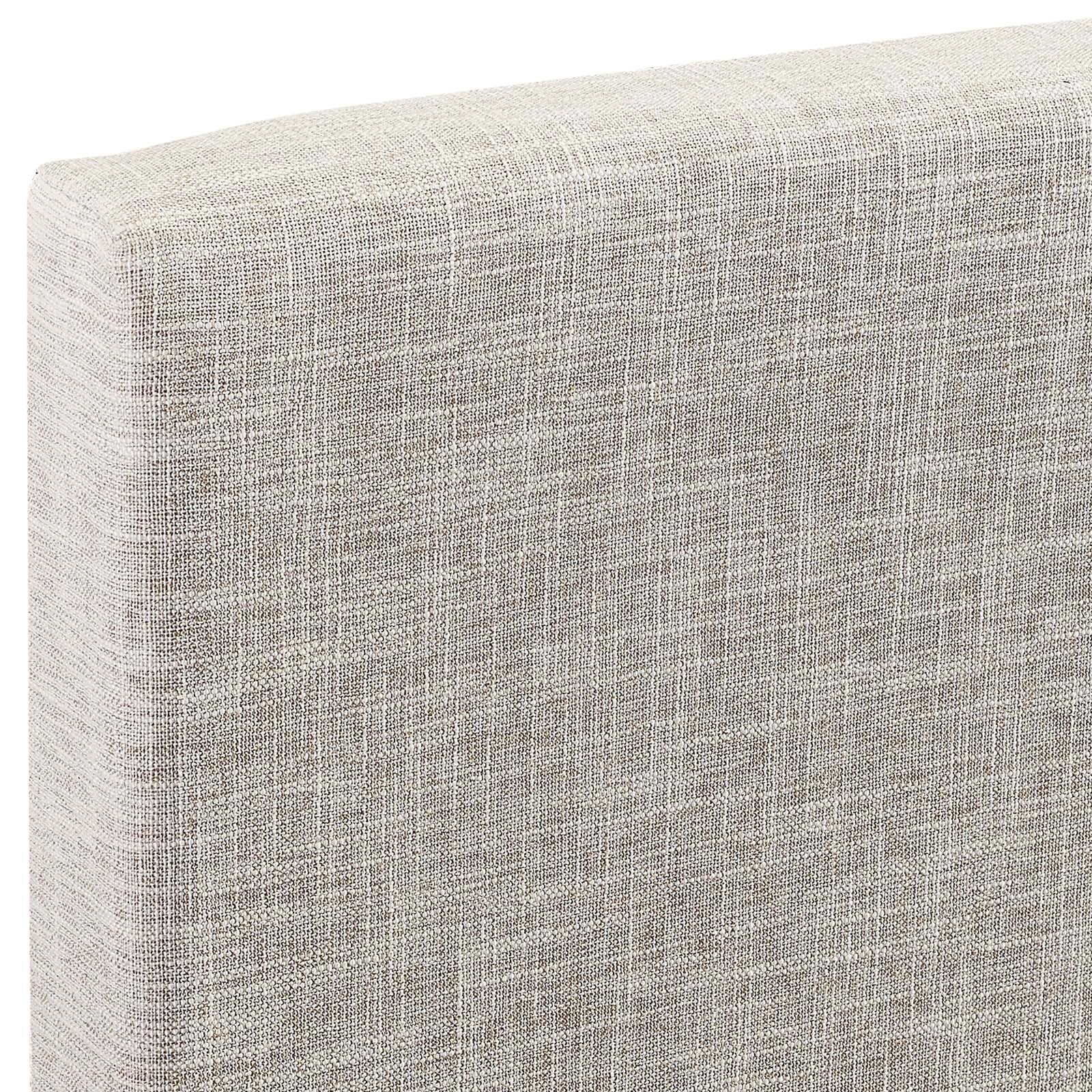 Taylor Upholstered Linen Fabric Headboard By HouseBean