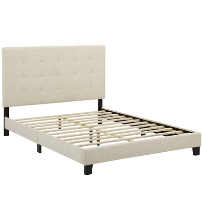 Melanie Tufted Button Upholstered Fabric Platform Bed by Modway