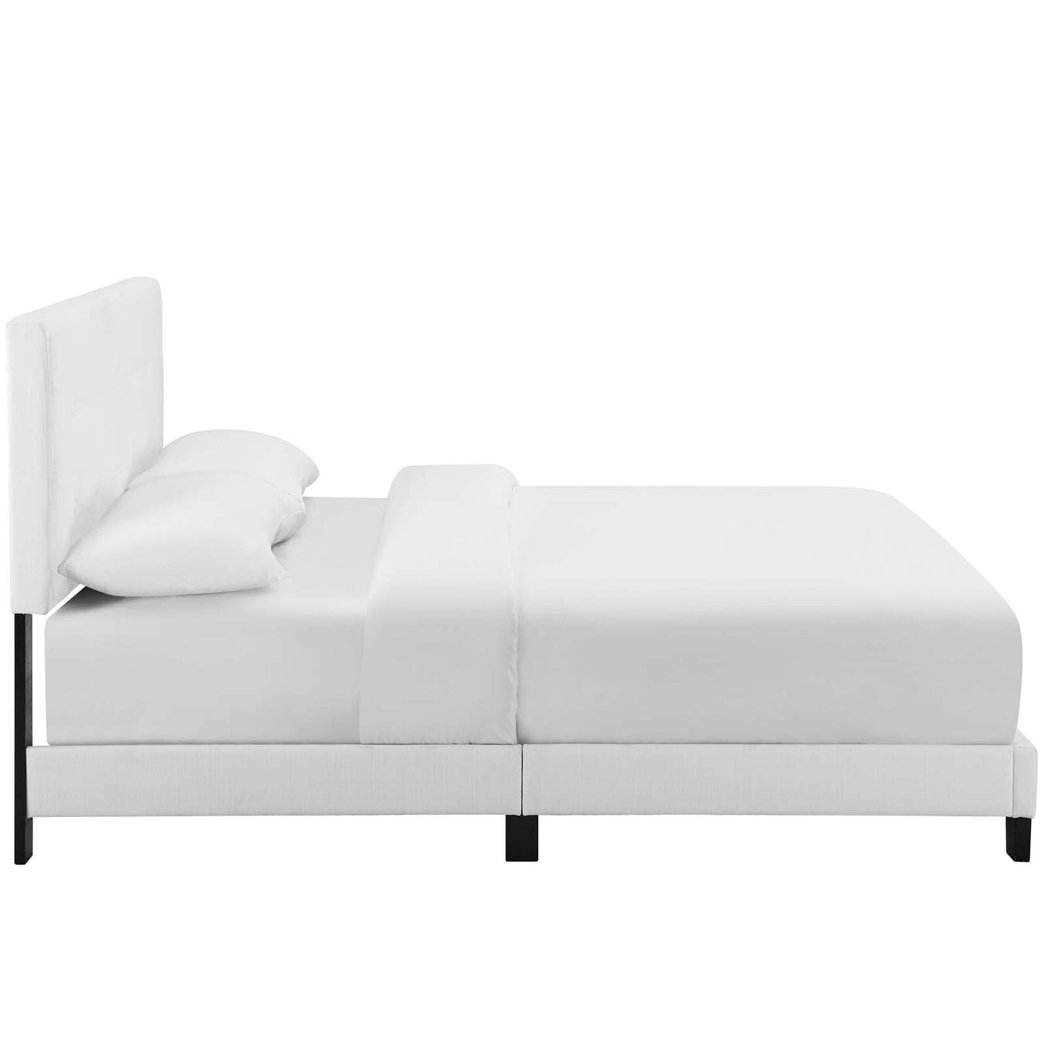 Melanie Tufted Button Upholstered Fabric Platform Bed by Modway