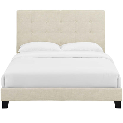 Melanie Tufted Button Upholstered Fabric Platform Bed by Modway