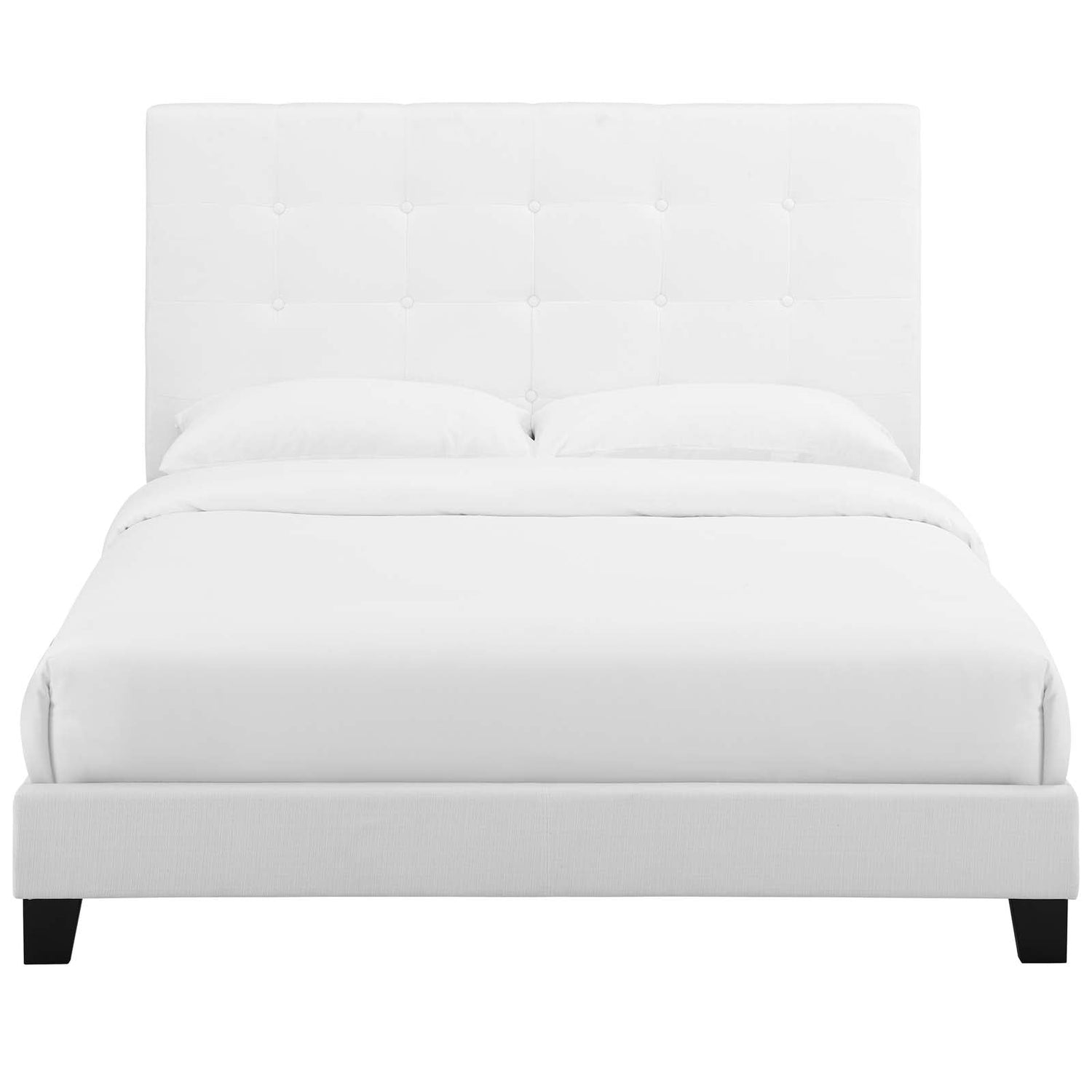 Melanie Tufted Button Upholstered Fabric Platform Bed by Modway