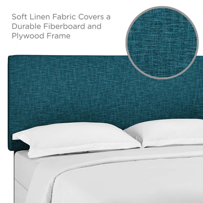 Taylor Upholstered Linen Fabric Headboard By HouseBean