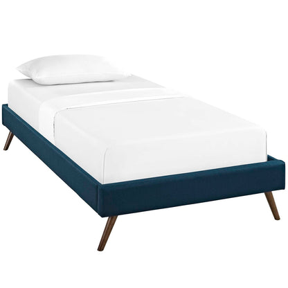 Loryn Fabric Bed Frame with Round Splayed Legs By HouseBean