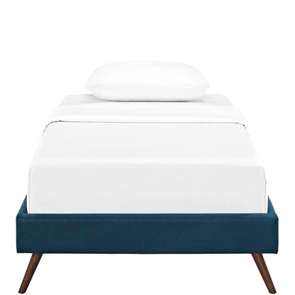 Loryn Fabric Bed Frame with Round Splayed Legs By HouseBean