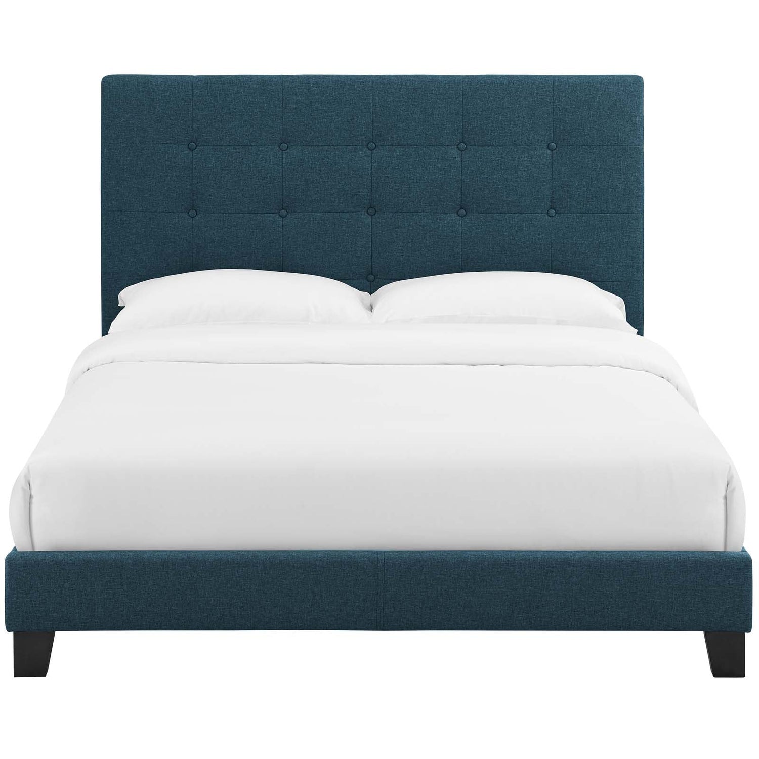 Melanie Tufted Button Upholstered Fabric Platform Bed by Modway