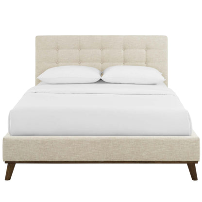 McKenzie Biscuit Tufted Upholstered Fabric Platform Bed by Modway