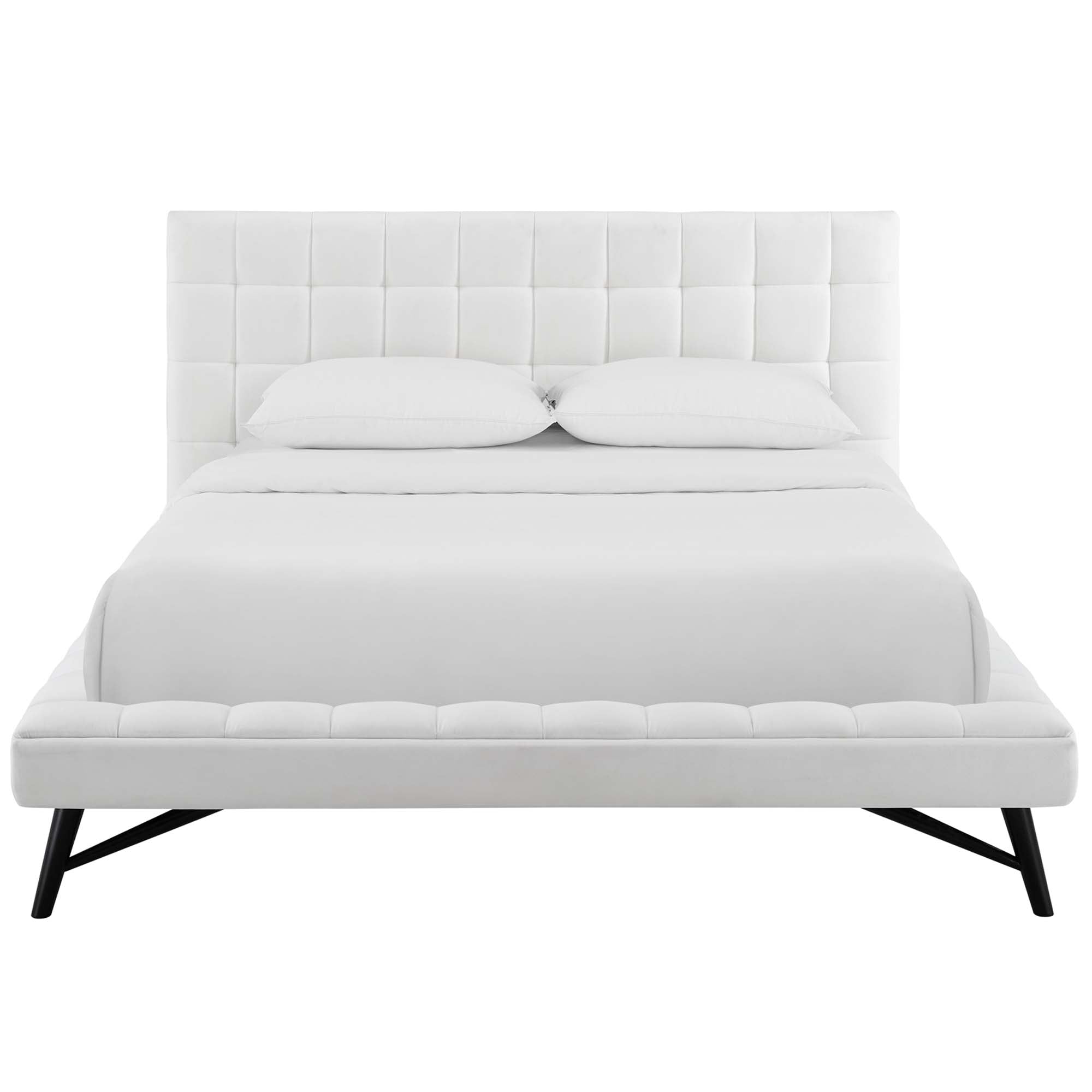 Julia Biscuit Tufted Performance Velvet Platform Bed by Modway