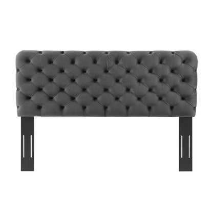 Lizzy Tufted Performance Velvet Headboard By HouseBean