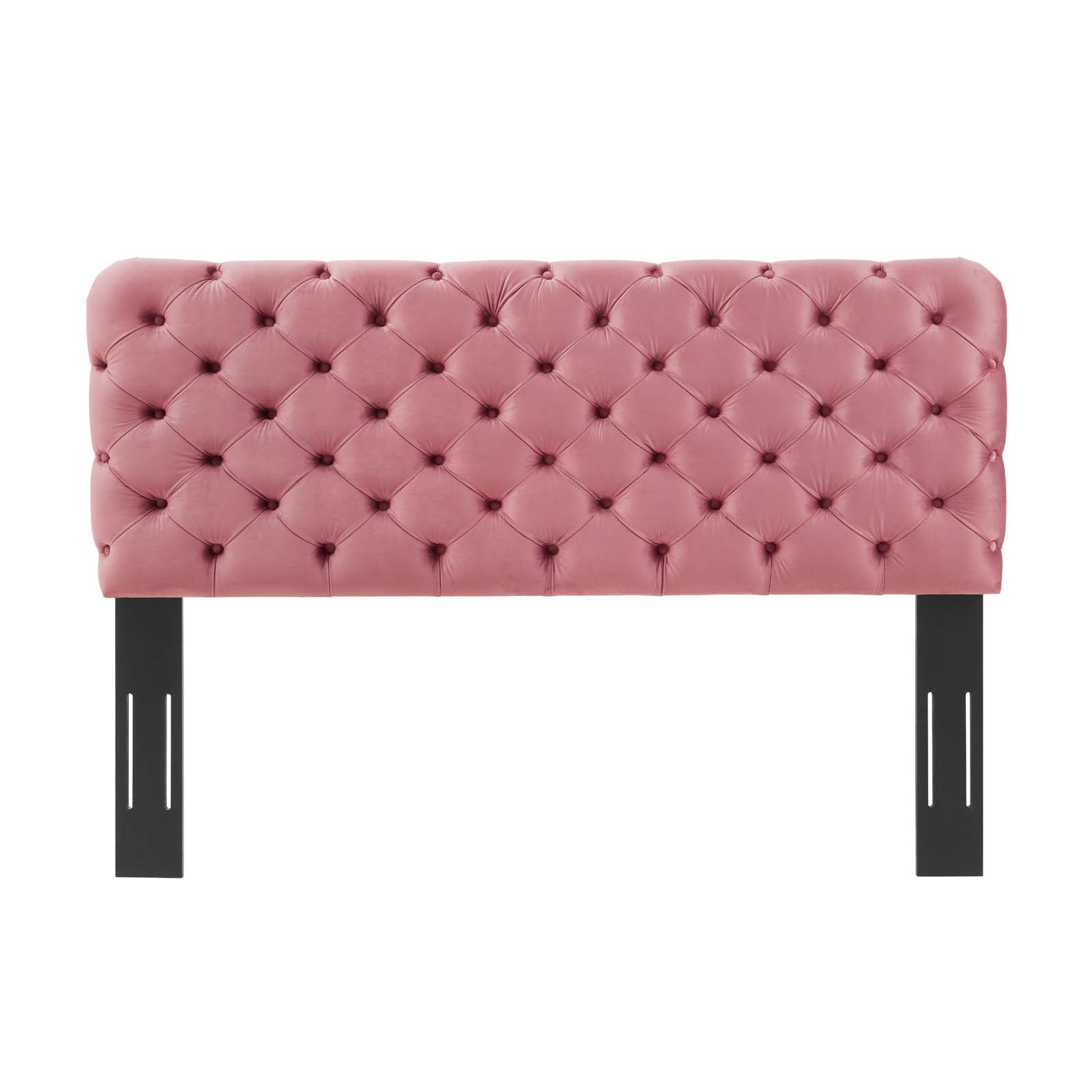 Lizzy Tufted Performance Velvet Headboard By HouseBean