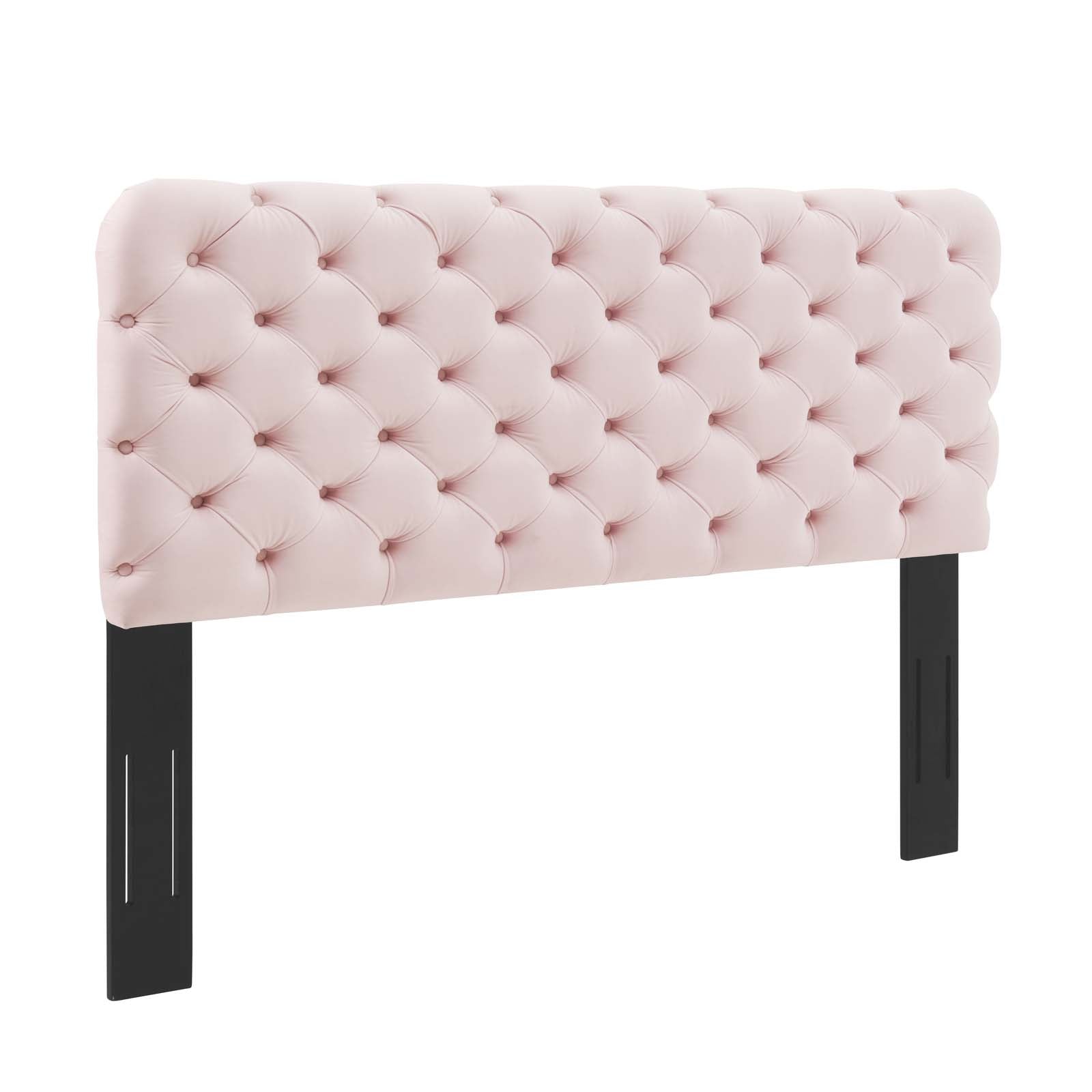 Lizzy Tufted Performance Velvet Headboard By HouseBean