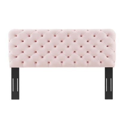 Lizzy Tufted Performance Velvet Headboard By HouseBean