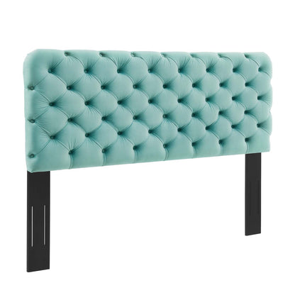 Lizzy Tufted Performance Velvet Headboard By HouseBean