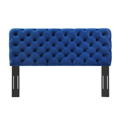 Lizzy Tufted Performance Velvet Headboard By HouseBean