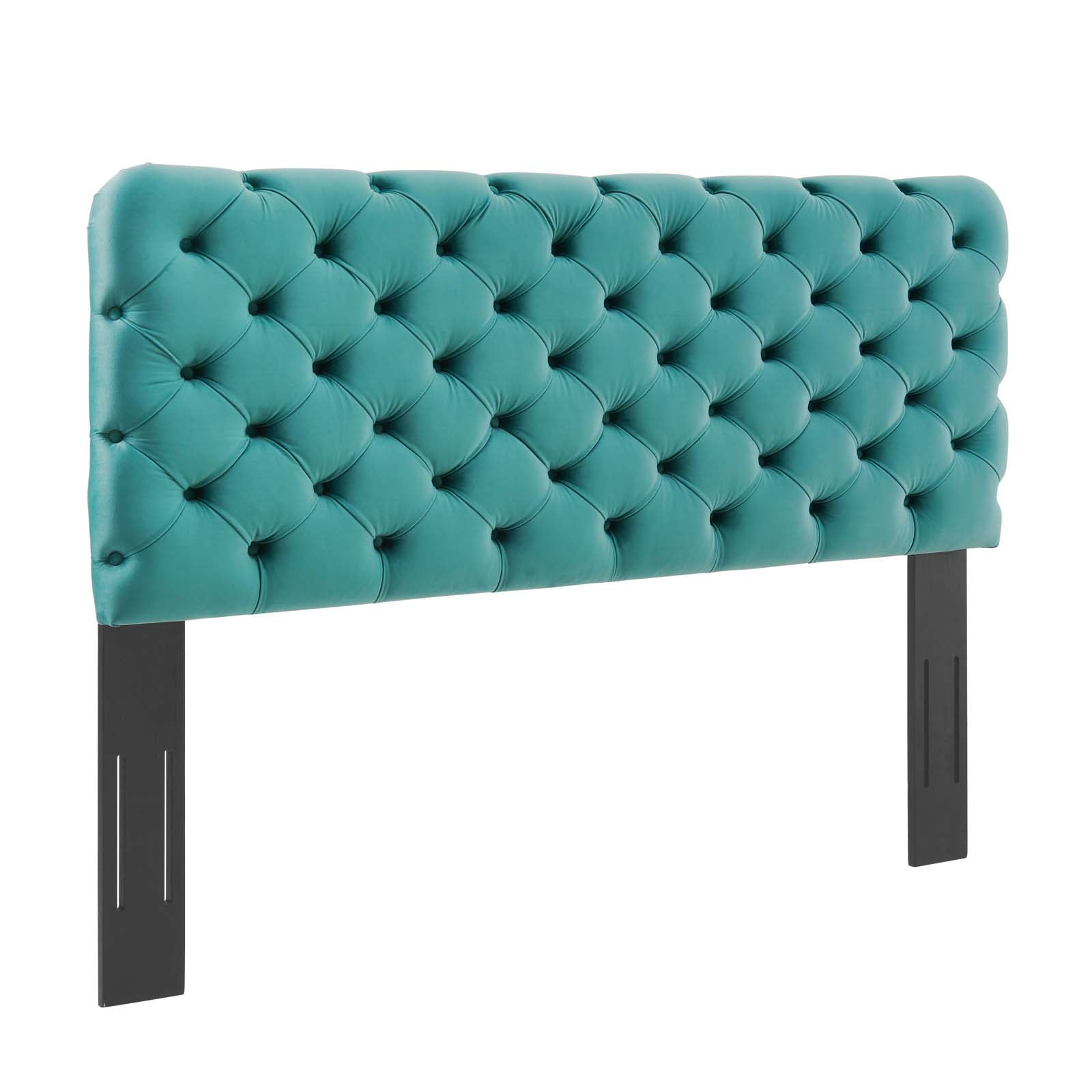 Lizzy Tufted Performance Velvet Headboard By HouseBean