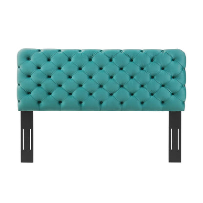 Lizzy Tufted Performance Velvet Headboard By HouseBean