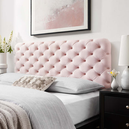 Lizzy Tufted Performance Velvet Headboard By HouseBean