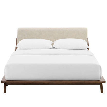 Luella Upholstered Fabric Queen Platform Bed by Modway