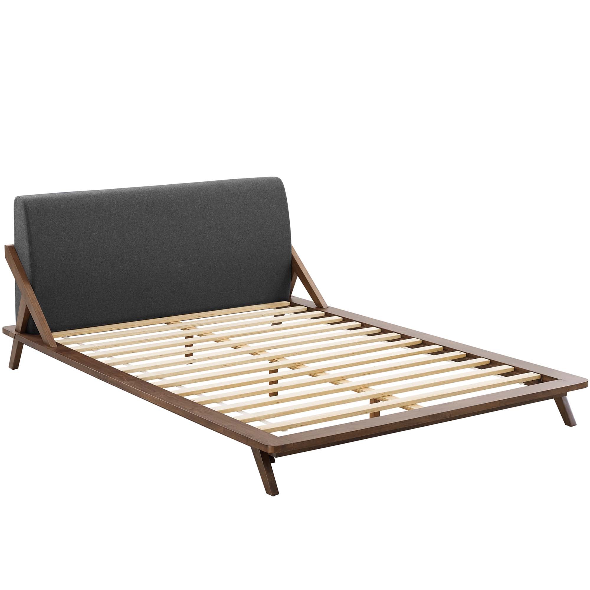 Luella Upholstered Fabric Queen Platform Bed by Modway