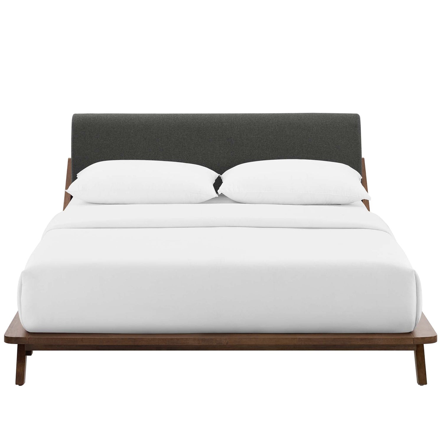 Luella Upholstered Fabric Queen Platform Bed by Modway