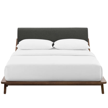 Luella Upholstered Fabric Queen Platform Bed by Modway