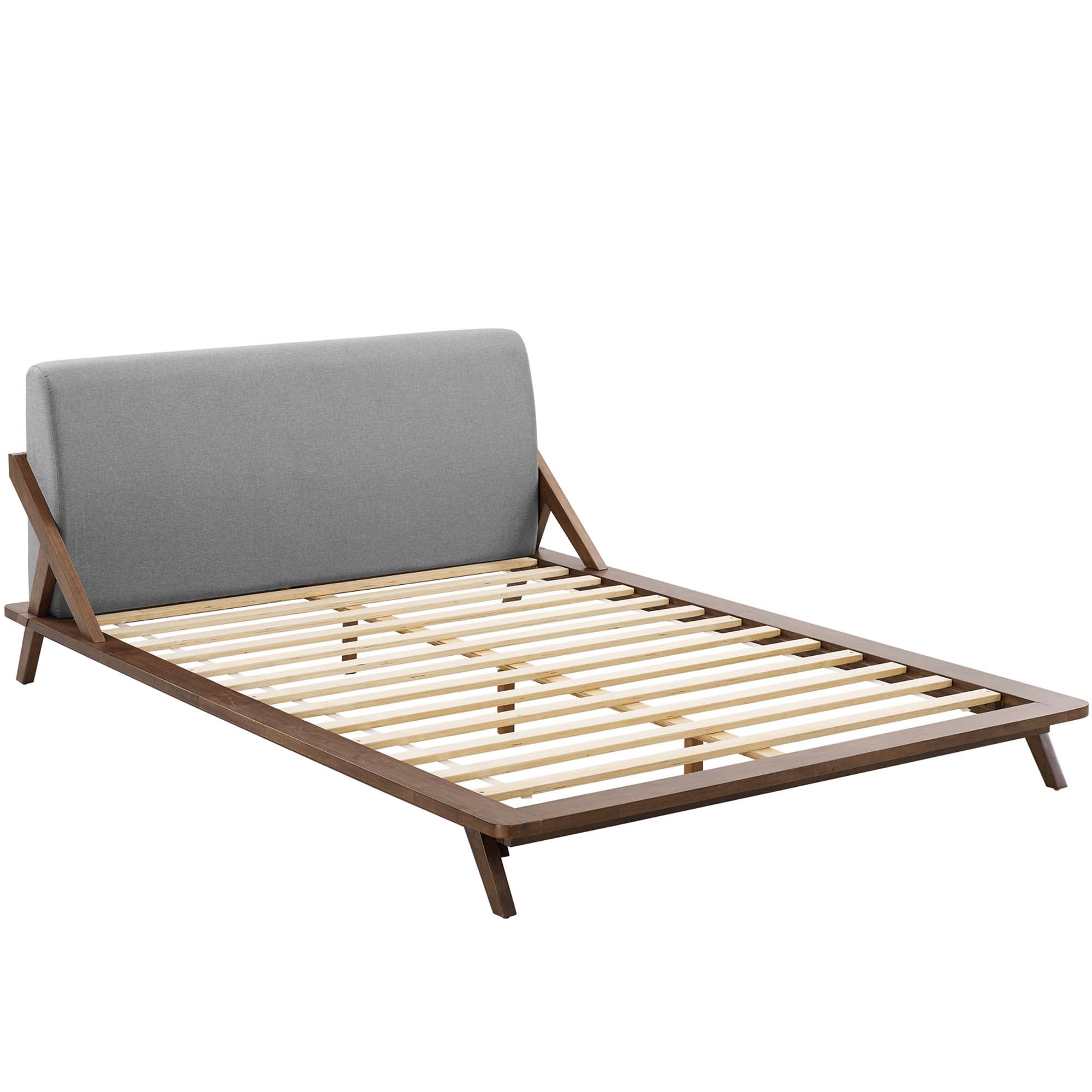 Luella Upholstered Fabric Queen Platform Bed by Modway