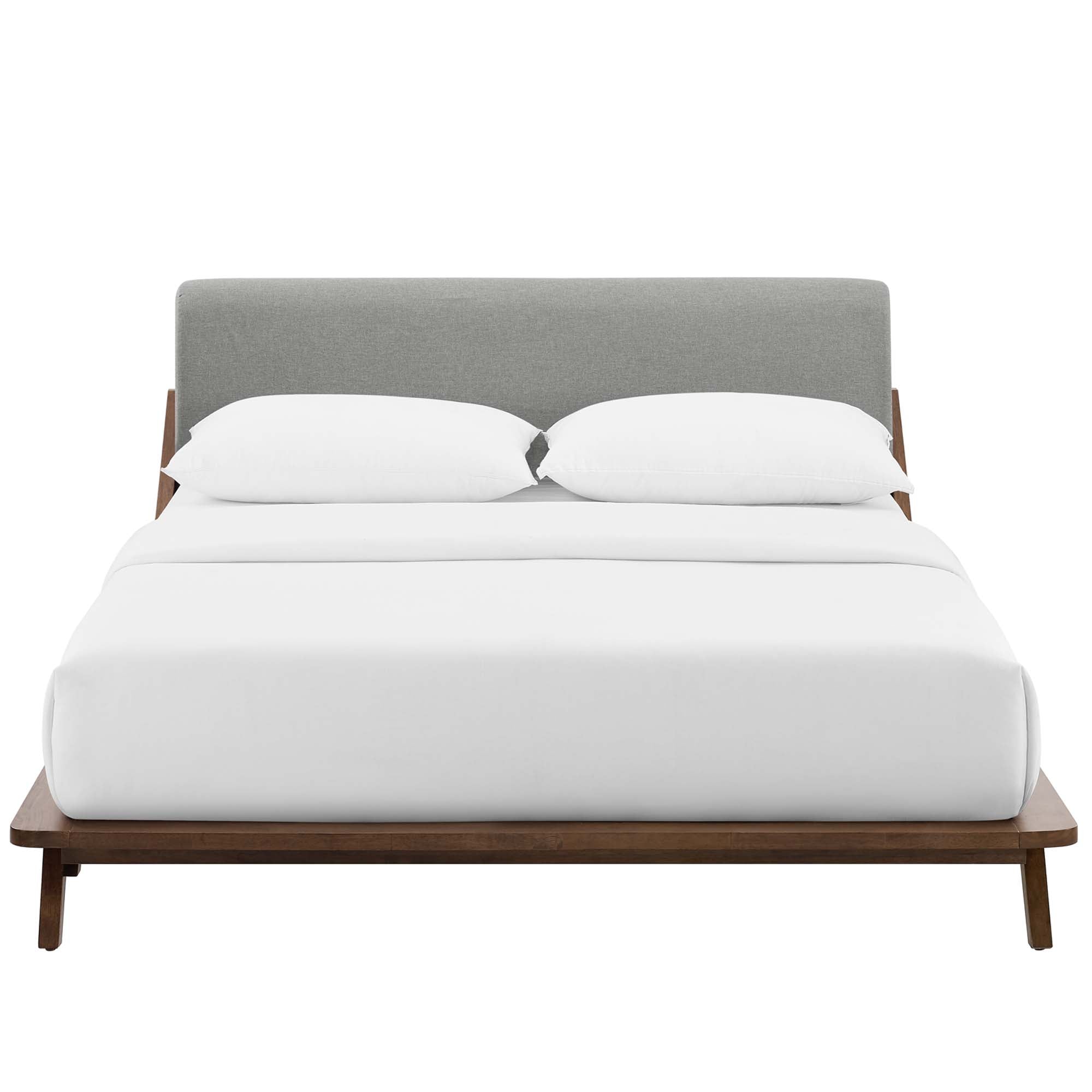 Luella Upholstered Fabric Queen Platform Bed by Modway