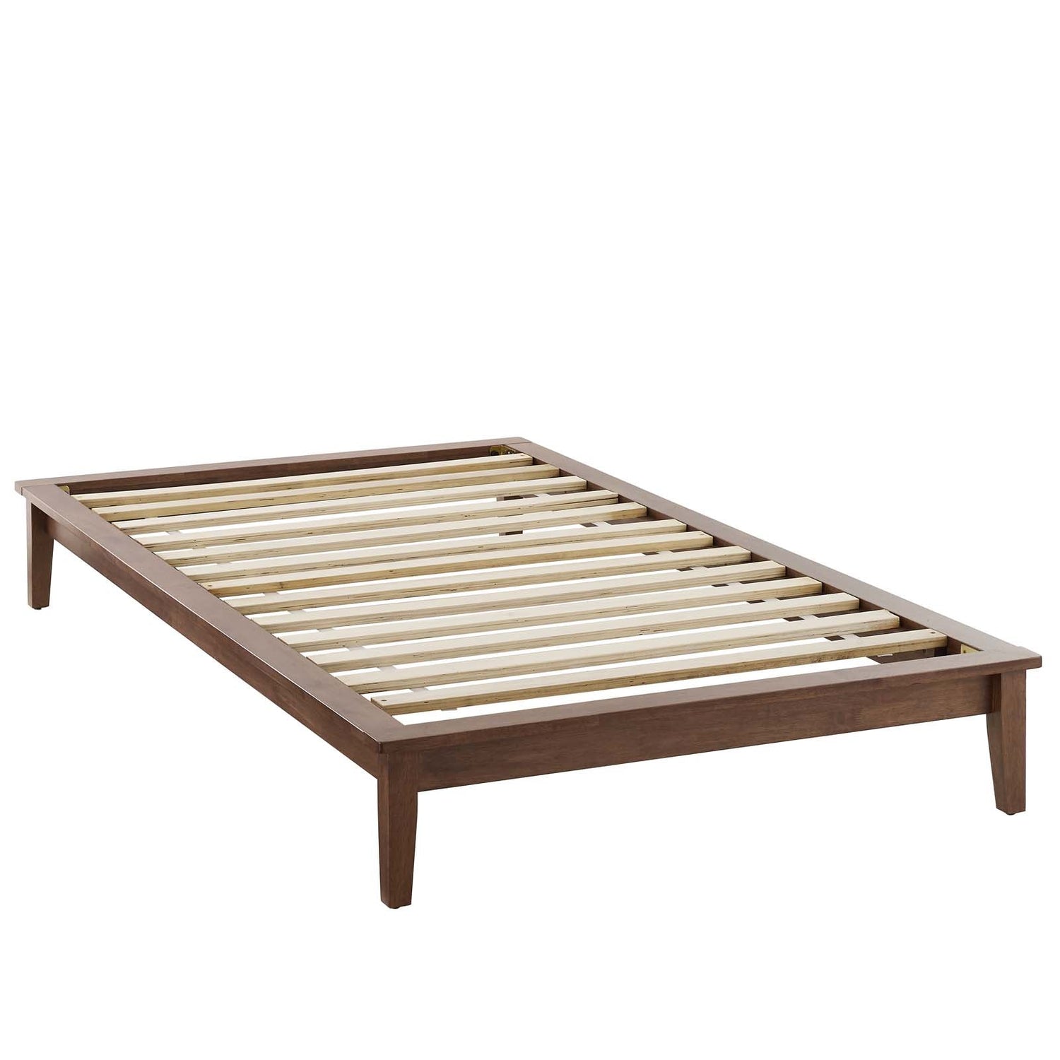 Lodge Wood Platform Bed Frame By HouseBean