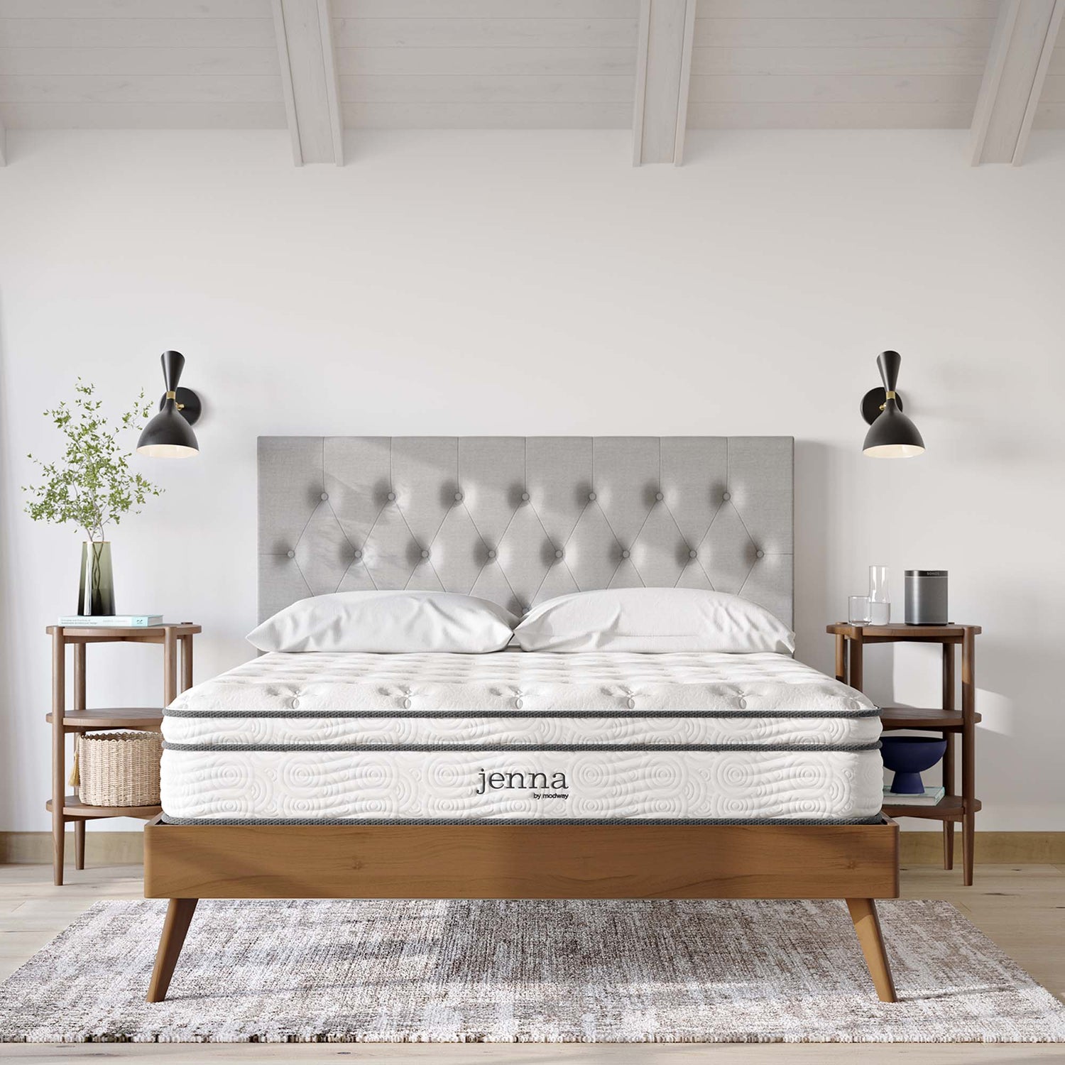 Jenna Innerspring and Foam Mattress by Modway