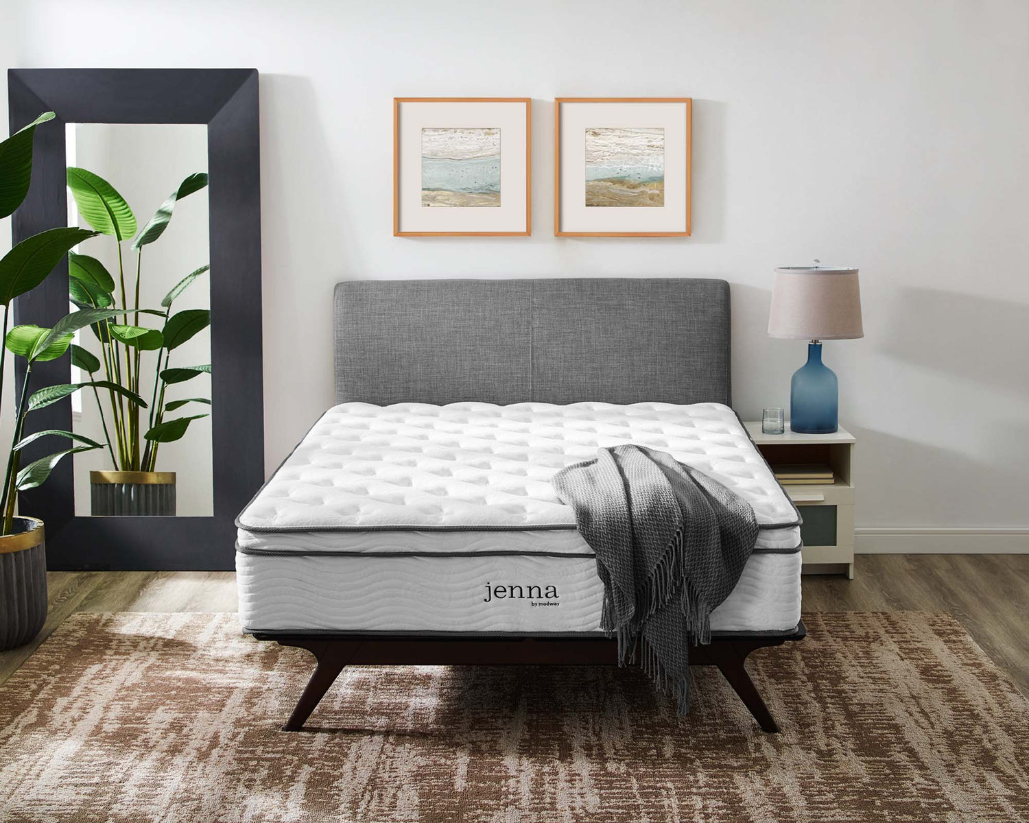 Jenna Innerspring and Foam Mattress by Modway