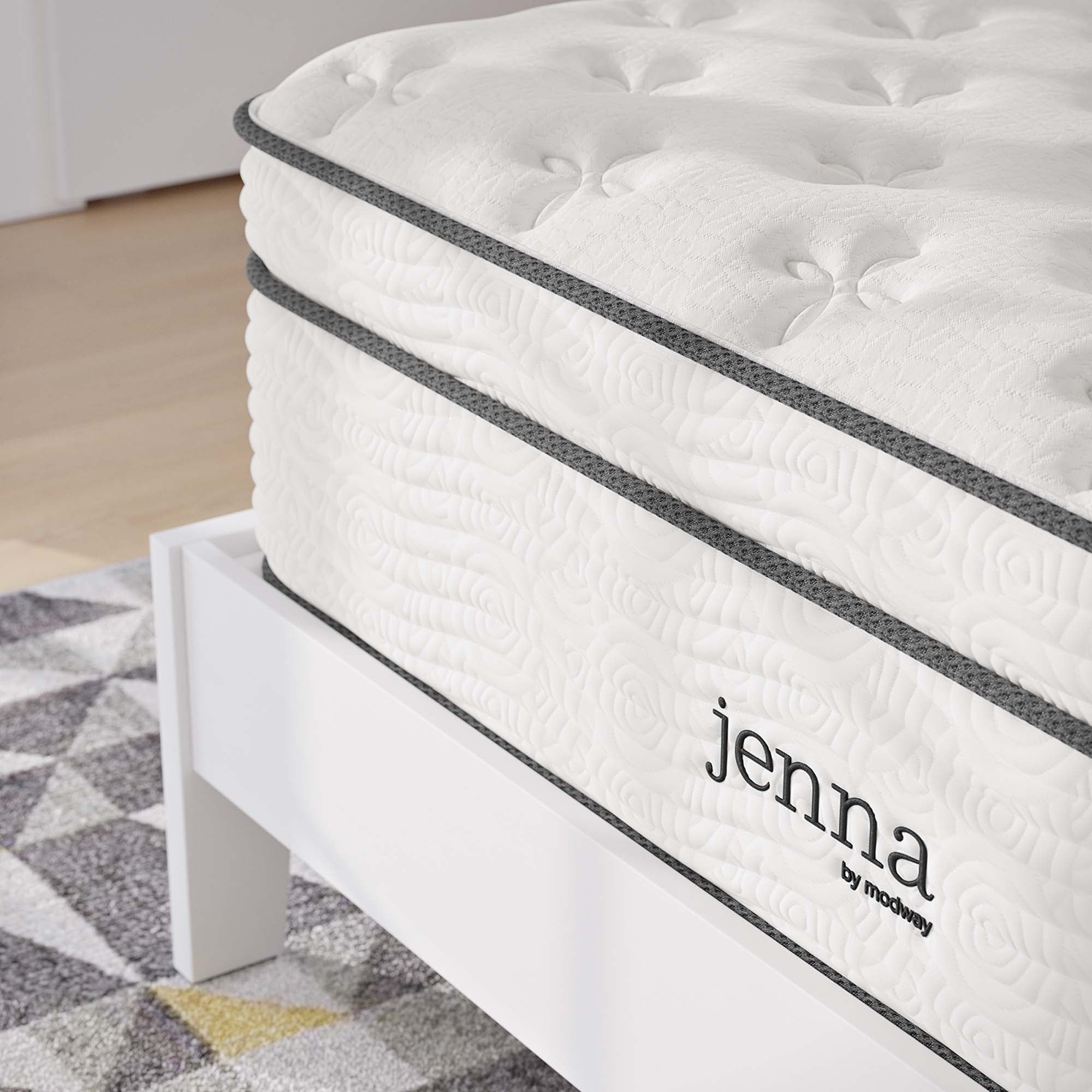 Jenna Innerspring and Foam Mattress by Modway