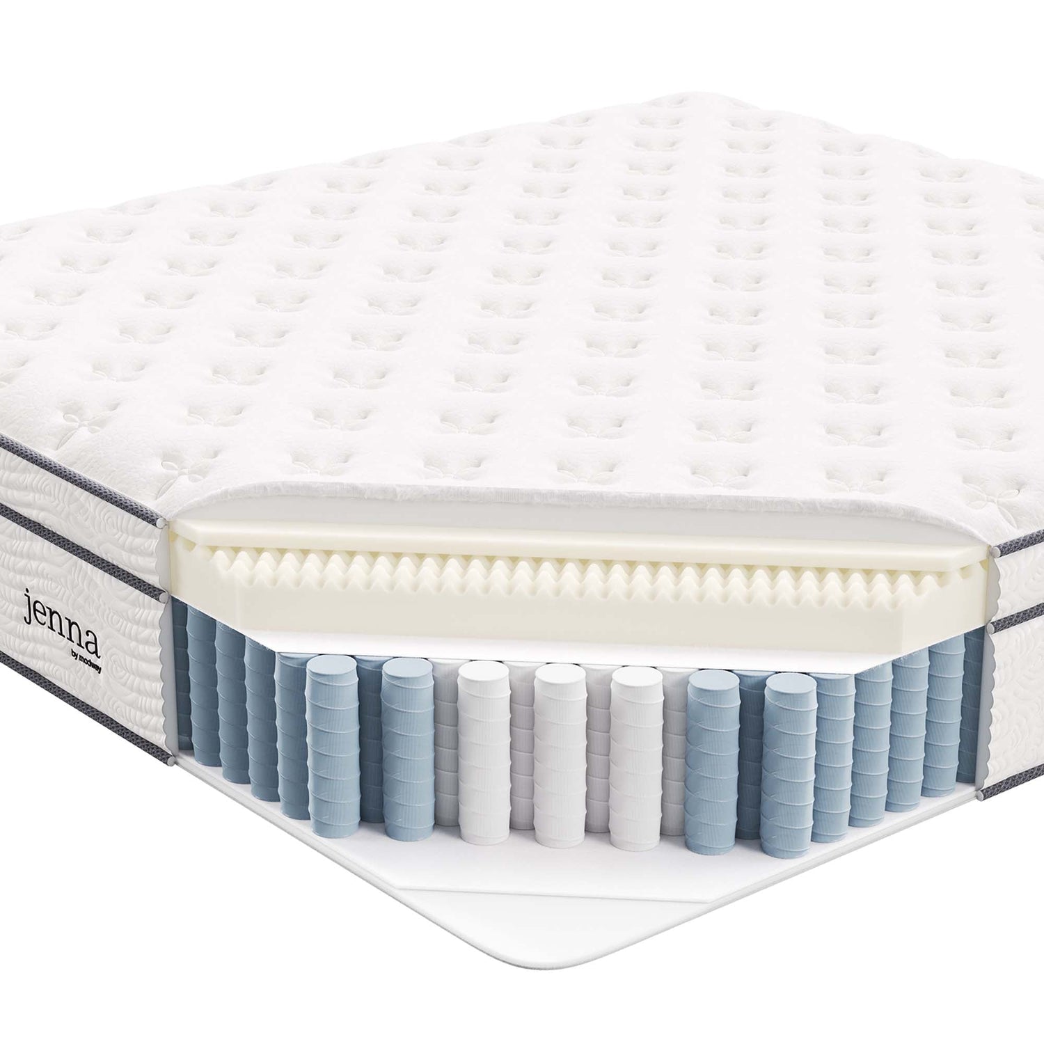 Jenna Innerspring and Foam Mattress by Modway