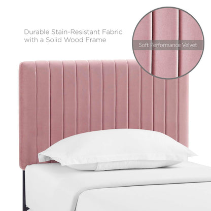 Keira  Performance Velvet Headboard By HouseBean