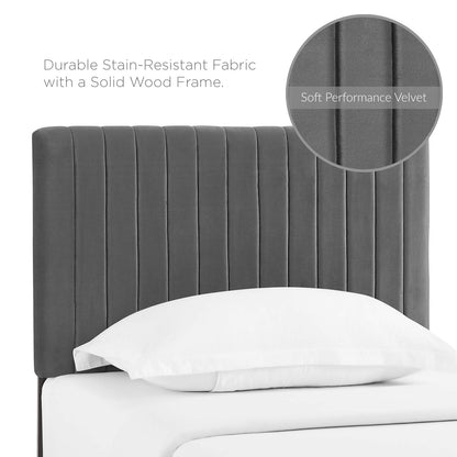 Keira  Performance Velvet Headboard By HouseBean